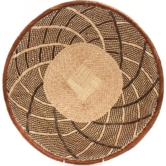 Tonga Basket Hand Woven In Zimbabwe