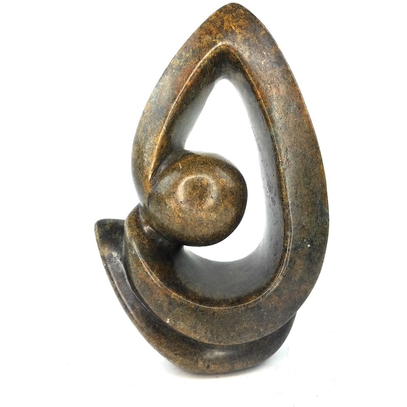 Teardrop Abstract Sculpture – Shona Stone Art from Zimbabwe