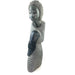 Thankful Woman – Hand Carved Shona Green Springstone Sculpture
