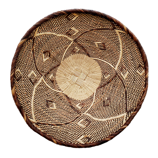 Tonga Wall Basket – Circular Motion Design | Handwoven African Wall Décor