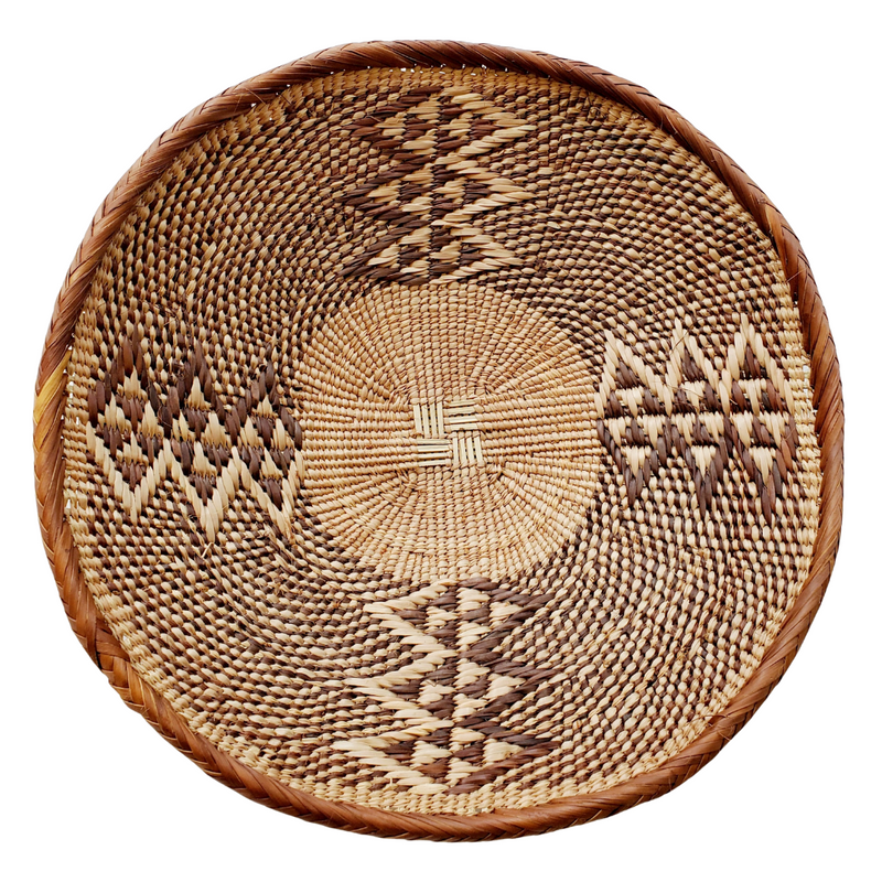 African Wall Basket – Sunburst Pattern