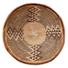 African Wall Basket – Sunburst Pattern