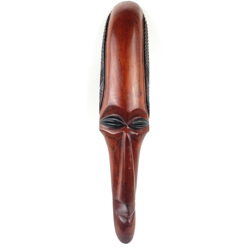 Traditional Shona Male Ironwood Mask – Handmade in Zimbabwe