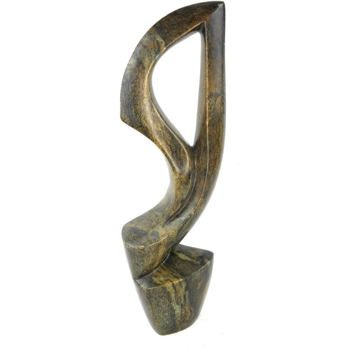 Twisted Abstract Sculpture – Shona Stone Art from Zimbabwe