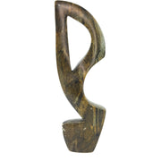 Twisted Abstract Sculpture – Shona Stone Art from Zimbabwe
