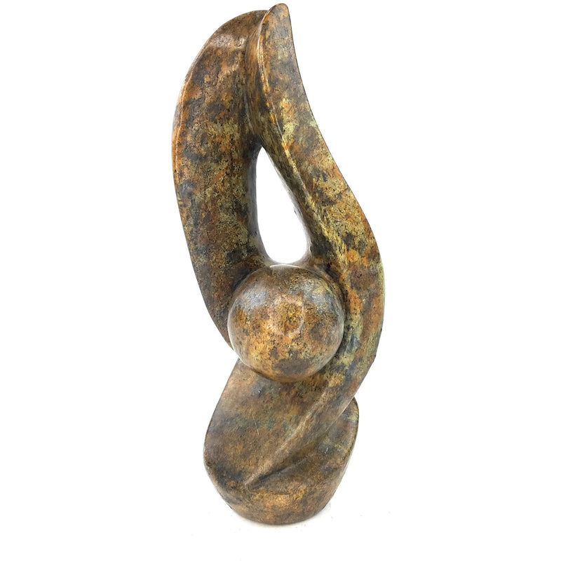 Twisting Abstract Sculpture | Shona Zimbabwe