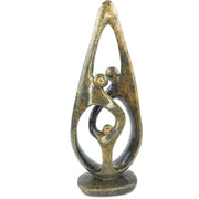 Ukama Family of 3 Stone Sculpture | Zimbabwe Handmade Art