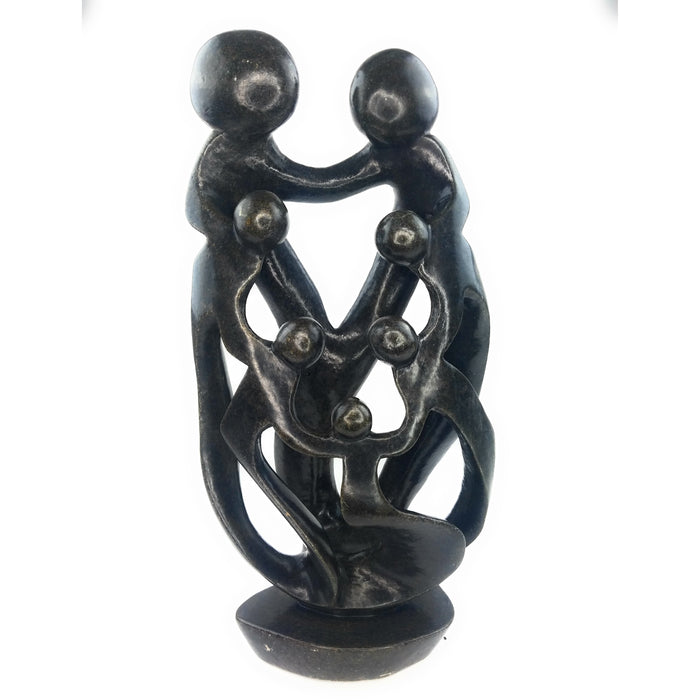 Ukama Family of 7 Hand Carved Serpentine Sculpture – Zimbabwean Art