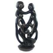 Ukama Family of 7 Hand Carved Serpentine Sculpture – Zimbabwean Art