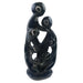 Ukama Family of 7 Serpentine Sculpture – Hand Carved Zimbabwean Family Art