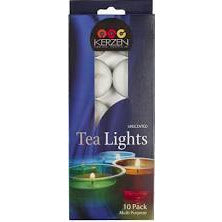 Unscented White Tea Light Candles – Box of 10 | A Taste of Africa