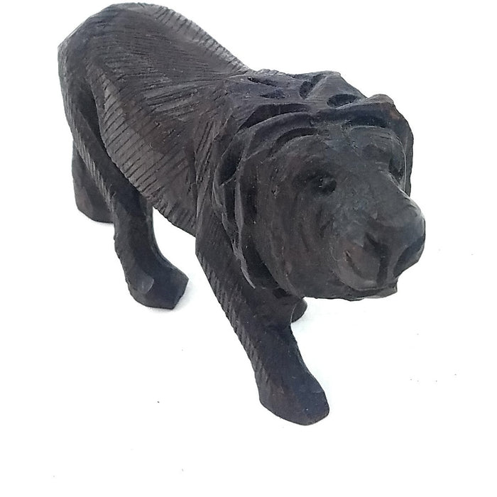 Hand-Carved Ironwood Lion Sculpture | Shona Art from Zimbabwe