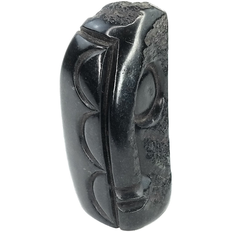 Watchful Spirit Shona Sculpture – Black Springstone | Handmade Zimbabwe
