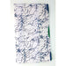 White & Blue African Headwrap | Batik Crackle Print Scarf