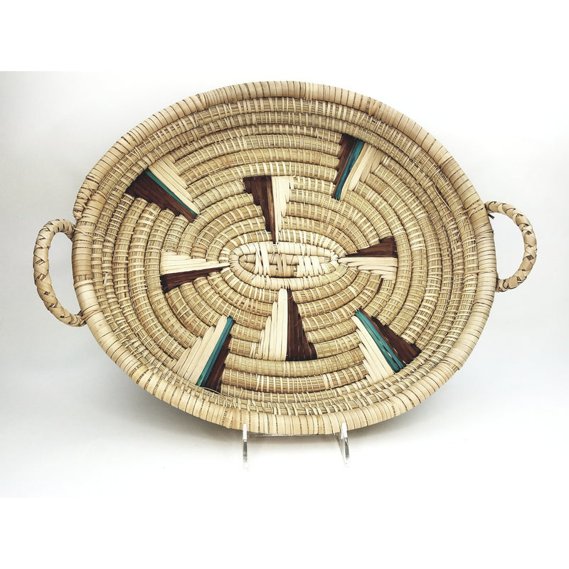 Wicker Tray Hand Woven In Zimbabwe