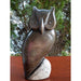 Wise Owl Earthtone Springstone Sculpture | Shona Art Zimbabwe