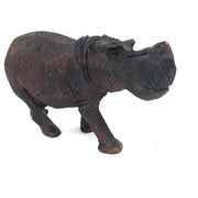 Hand-Carved Ironwood Hippo Sculpture | Shona Art from Zimbabwe