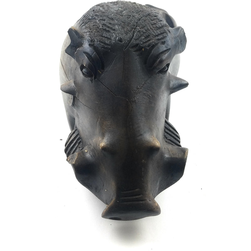 Hand-Carved African Warthog Sculpture | Shona Art from Zimbabwe