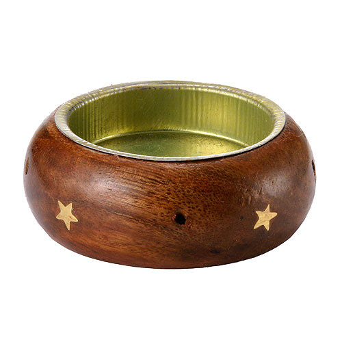 Wooden Charcoal Sage & Incense Holder – Multi-Stick Burner | A Taste of Africa