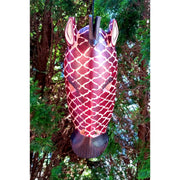 Hand-Carved Wooden Giraffe Wall Mask – Kenyan Safari Art