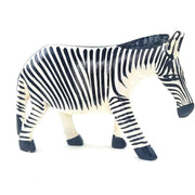 Hand-Carved Wooden Zebra from Kenya | African Art by Maasai Artisans