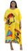 Yellow African Kaftan Dress | Working Women Carrying Gourds