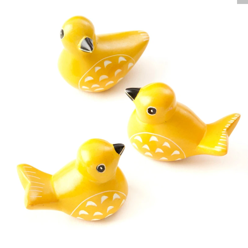 Miniature Soapstone Bird Figurine – Hand Carved in Kenya