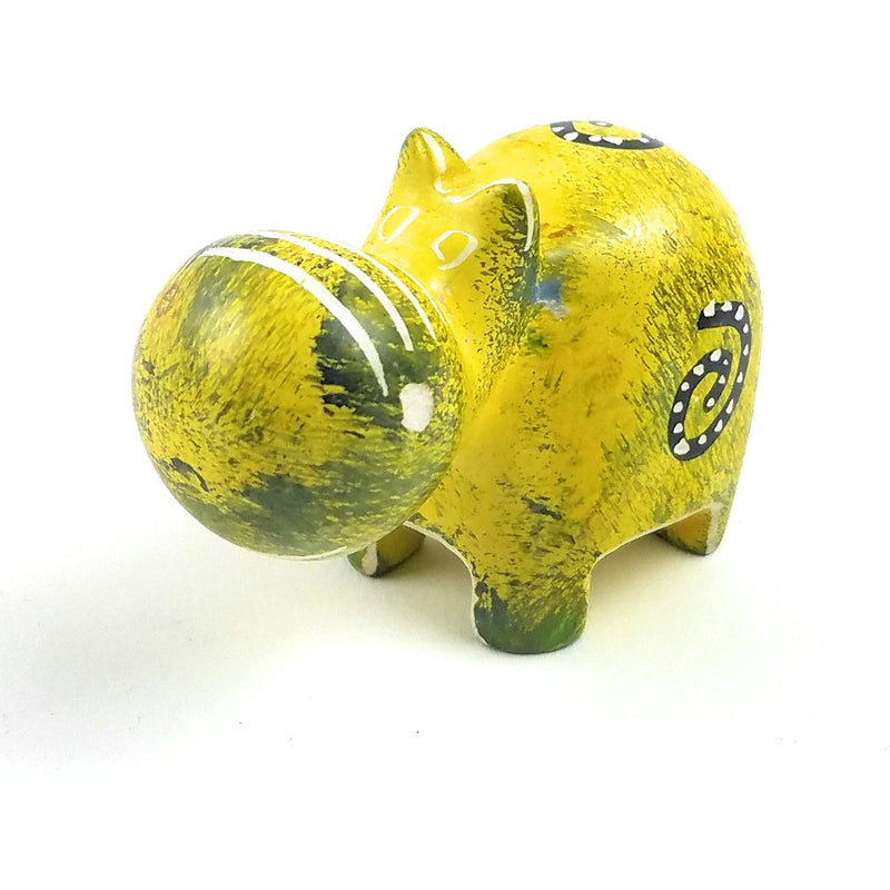 Miniature Soapstone Hippo Figurine – Handmade in Kenya