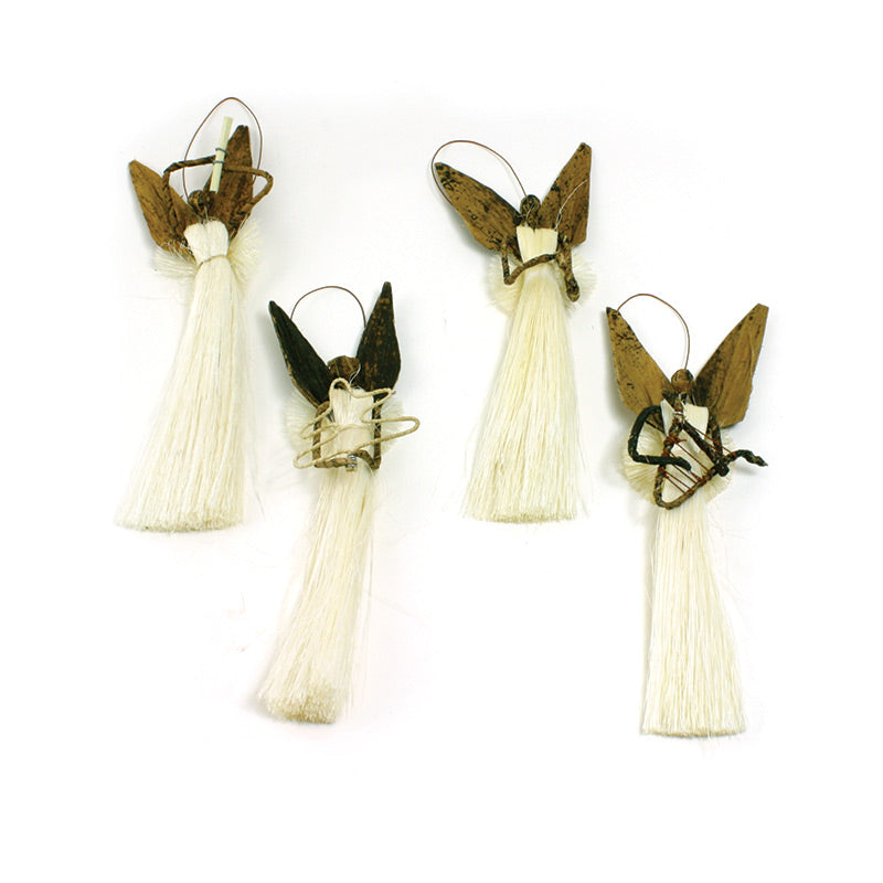 Sisal Angel Ornament