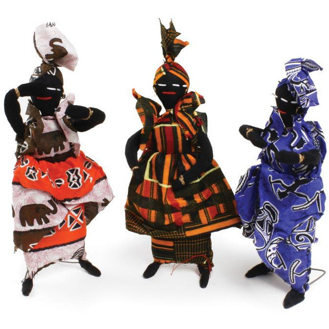 African Woman Doll Handmade in Senegal