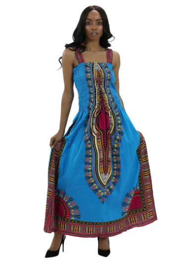 African Print Tube Dress