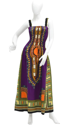 African Print Tube Dress