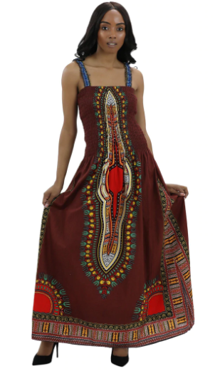 African Print Tube Dress