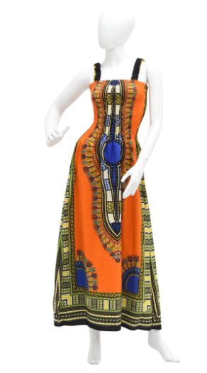 African Print Tube Dress