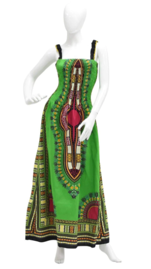 African Print Tube Dress